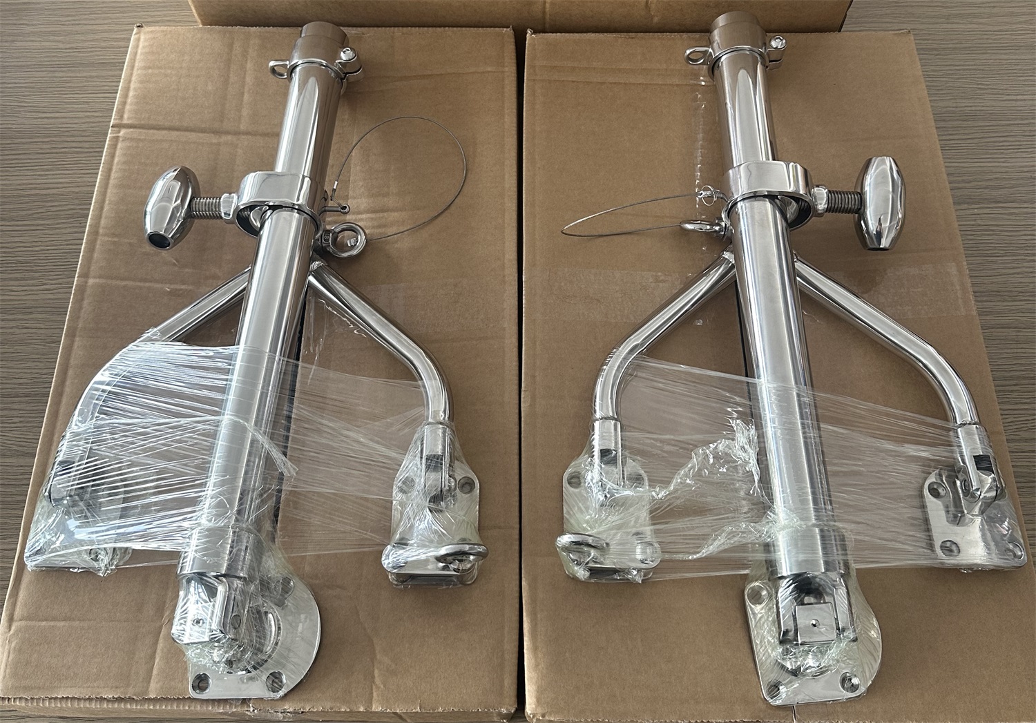 Основи от неръждаема стомана Wishbone Основи Риболовни прът