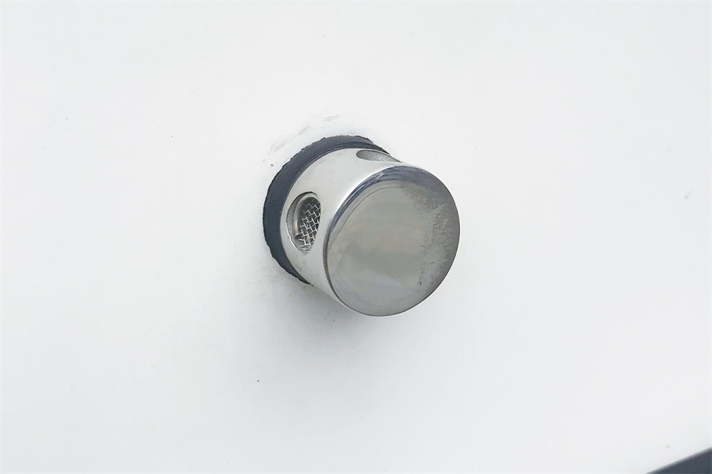 90-градусов отвор на резервоар от неръждаема стомана 316