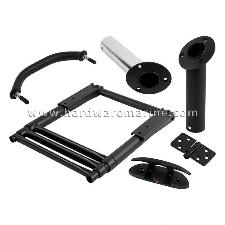 316 Износване от неръждаема стомана устойчиви избледняващи матово черни морски хардуерни части